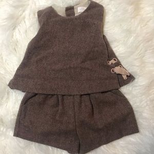 Zara girls wool romper 2-3 yrs